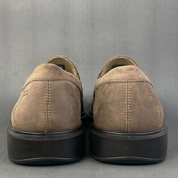 Ecco Brown Leather Loafers main image 9